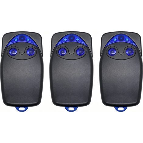 Set of 2 handheld transmitters for garage door openers, compatible with SMXI/OXI/ FLOX2R/FLOX4R/ SMX2R/OX2/OX4T remote controls, 433.93 MHz (1/5)
