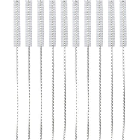 Brosse de ventilation professionnelle en Nylon pour aide auditive, outil de nettoyage de Tube de cheveux, accessoire, 2.5mm, 10 pièces