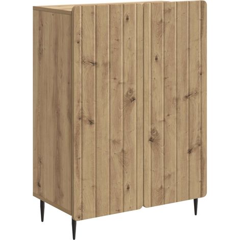 Sideboard Artisan Oak 66 x 34.5 x 92 cm Engineered Wood vidaXL