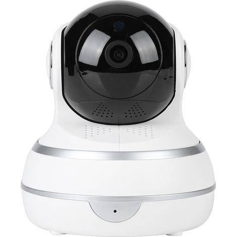 Caméra IP de sécurité sans fil 720p 100-240 V avec vision nocturne infrarouge et WiFi (prise britannique) (1/5)