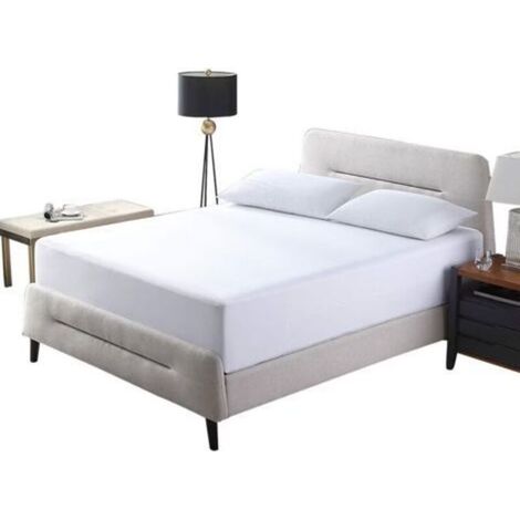 Housse de matelas imperméable 80 x 200 cm – Poches profondes jusqu'à 30 cm – Chambray épais, doux et respirant – Protection 360° contre les acariens (1/4)