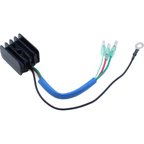 Rectificador para motor fueraborda Yamaha de dos tiempos de 9,9 a 15 CV, compatible con los números de pieza 664-81970-00 y 664-81970-62. (1/5)