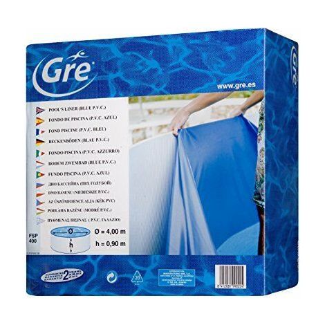 Liner per piscine Gre azzurro rotondo 550x132 cm