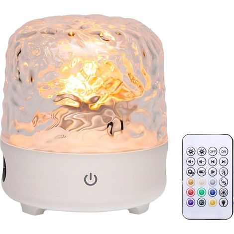 Sternenhimmel Projektor Kinder, 16 Farben Wave Nachtlicht Tischlampe, Galaxy Projektor mit Bluetooth Lautsprecher und Fernbedienung, Polarlicht Lampe, Geschenke für Kinder und Erwachsene (1/5)