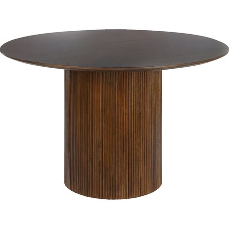 Mesa Comedor Mango 120X120X76 Natural (1/5)