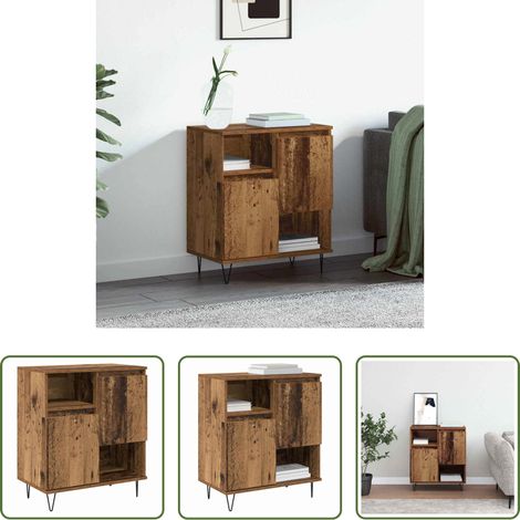 vidaXL Wohnzimmer - Sideboard Altholz 60 x 35 x 70 cm (1/5)