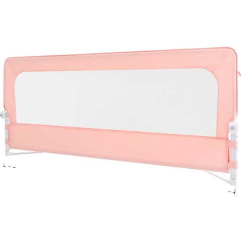 Bettgitter, verstellbare Höhe, platzsparendes Design, Rosa (1/2)