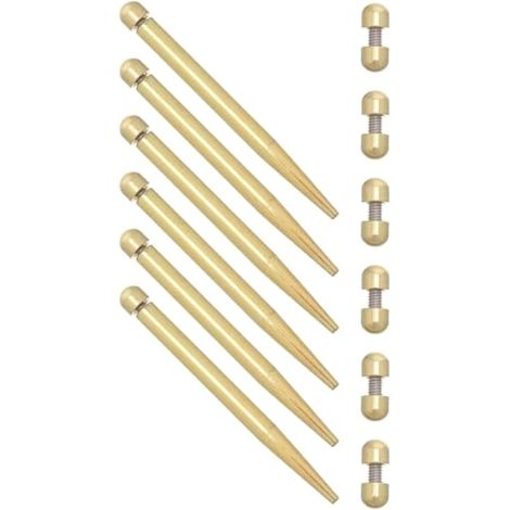 12 Pièces Supports de Cadre Photo Bureau Vis Ømm Acier Inoxydable pour Montage Mural et Présentoir de Tableaux Acryliques (1/5)