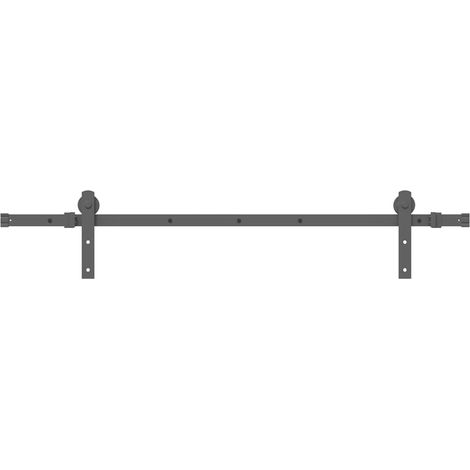 Maison Exclusive - Kit de herrajes para puertas correderas acero