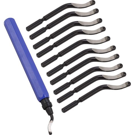 Kit d'ébavurage RB1100 BS1010 : fraise à ébavurer en laiton avec 10 lames pour tubes en cuivre et pièces en plastique imprimées en 3D. (1/5)