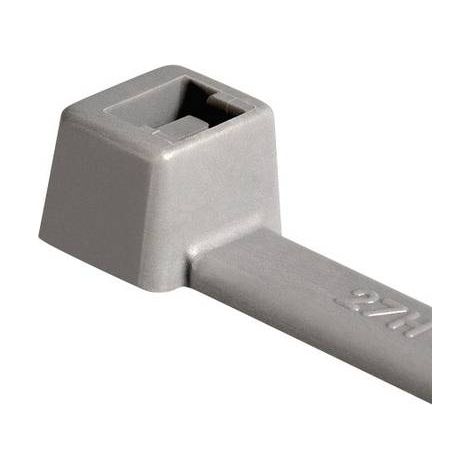 HellermannTyton 116-01818 T18R-PA66-GY Fascetta per cavi 101.60 mm 2.45 mm Grigio 100 pz. (1/2)
