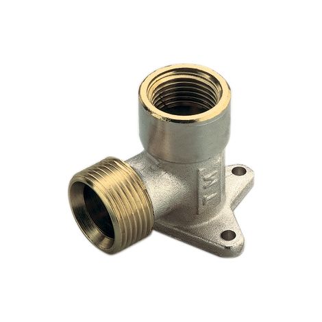 RACCORDO CURVO FEMMINA CON FLANGIA TIEMME- G3/4 -3/4 x 18- TIEMM- pezzi 1
