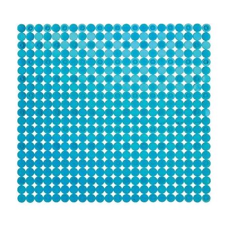 TAPPETO DOCCIA ANTISCIVOLO - RONDÒ COLORATA+VENTOSE CM 52X52- 2 pezzi