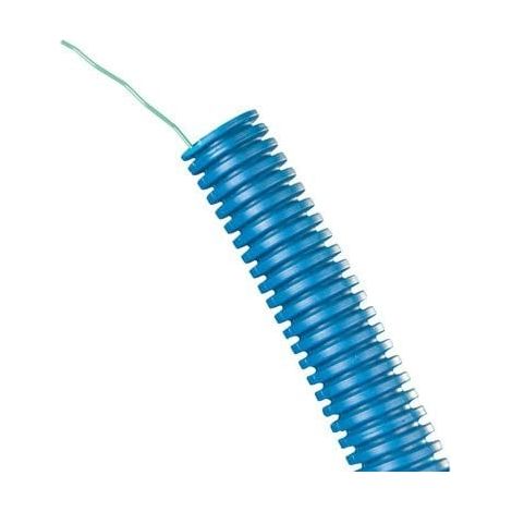 Legrand – Gaine électrique préfilée ICTA TurboGliss D25 – Couronne 100m – Tire-fils intégré en acier galvanisé – Installation en saillie ou encastrée