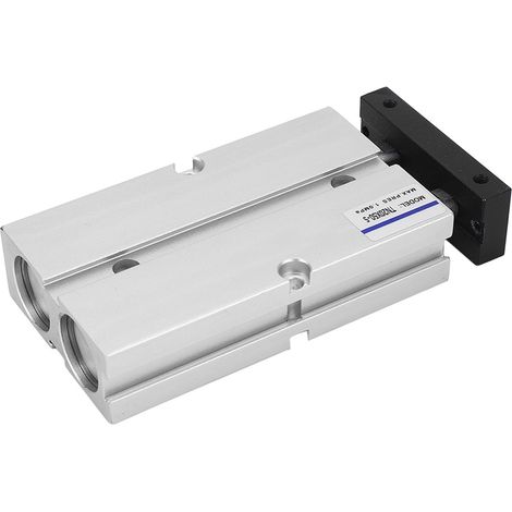 Cylindre Pneumatique Double Effet 20x50mm avec Double Tige Aimantée (1/5)