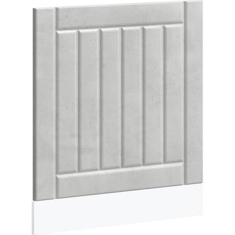 Panneau de lave-vaisselle Lucca gris béton bois d'ingénierie CFW57041 (1/5)