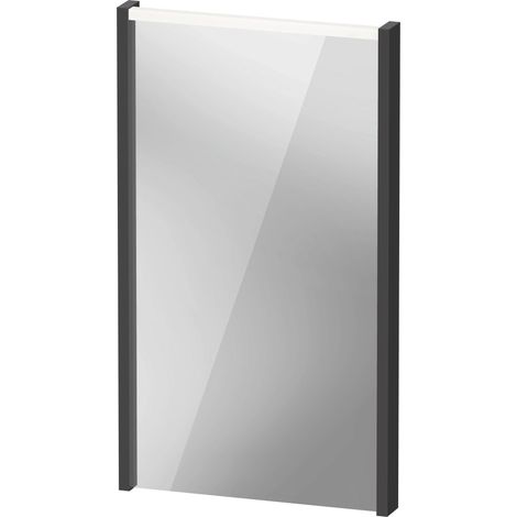 Espejo D-Code de Duravit, panel de luz LED superior, 400x700mm, (1/2)