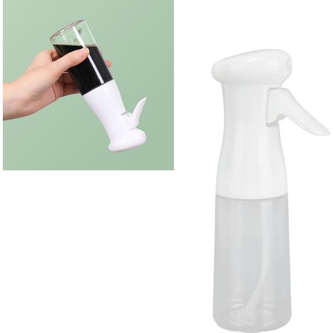 Flacon pulvérisateur d'huile à pression d'air de 200 ml pour barbecue, cuisson légère, contrôle de la quantité d'huile, bidon d'huile hermétique, buse d'huile haute pression, pulvérisateur à atomisati (1/5)