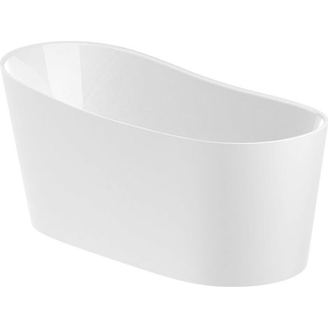 BAÑERA MAUI REDONDA STONEX® 1500X700 BLANCO CON DESAGÜE CLICK-CLACK Y SIFÓN
