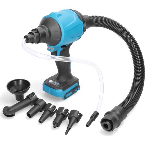 Ventilateur sans fil rechargeable au lithium, compatible avec les batteries Makita, idéal pour le nettoyage des espaces étroits et le dépoussiérage. Compatible avec les batteries Makita. (1/5)