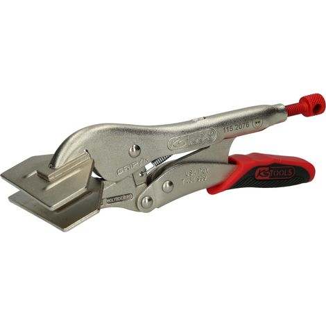KS Tools Breitmaul-Flachbacken-Gripzange mit Easy-Release, 205 mm (1/3)