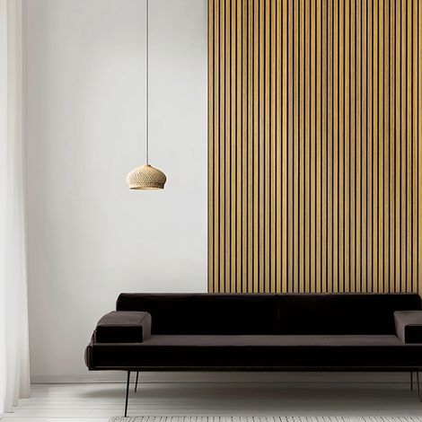 4-Pack MDF Wall Panels with PVC Veneer & PET Backing (1/5)