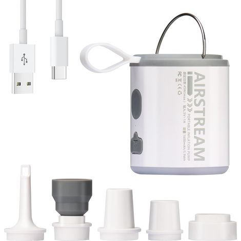 Pompe à air portable pour objets gonflables, pour gonfler et dégonfler les produits gonflables.-AquaForge (1/5)