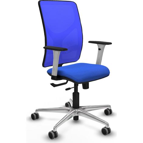 Sedia da ufficio piqueras y crespo Motilla blu tessuto rete (1/2)