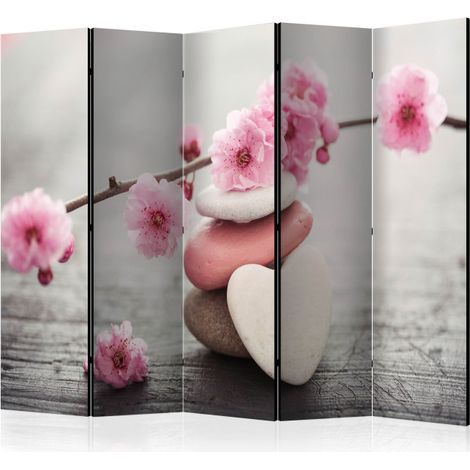 Paravent 5 Volets "Zen Flowers" 172x225cm (1/2)