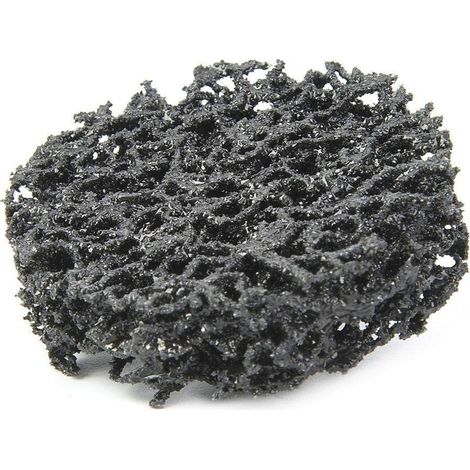 Lot 5 disques polissage nylon 2 pouces – noir – décapant peinture / antirouille – meuleuse angle – YWBL-WH (1/5)