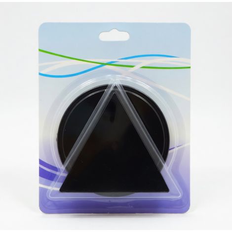 Tappetino antiscivolo nano nero forma rotonda e triangolo, in blister (1/5)