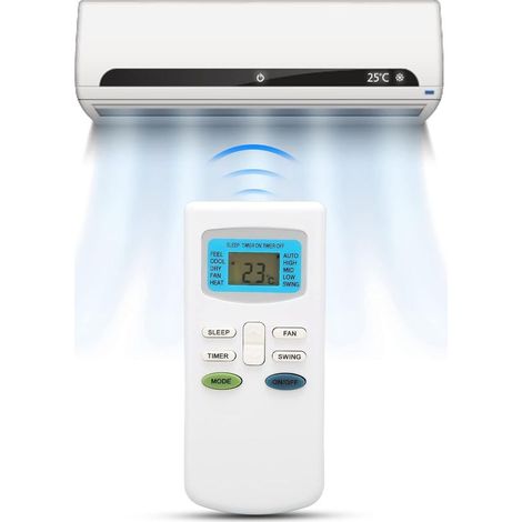 Télécommande Universelle de Climatiseur Compatible pour TCL, pour Dronic, pour Klimaire, pour Pioneer, pour Ciac, pour Airton, pour Dronic (1/5)