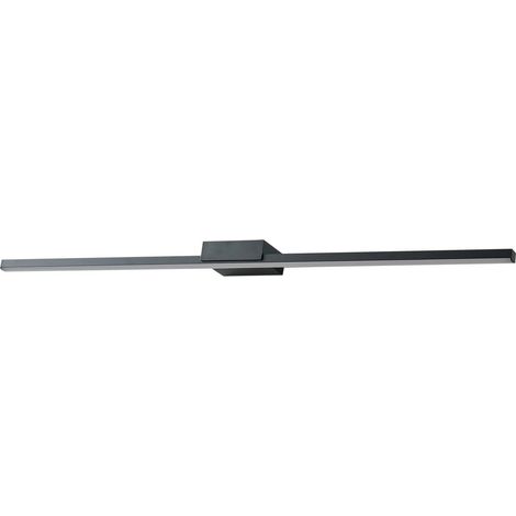[GEBRAUCHT] Lucande Led Spiegellampe Kivana Wandleuchte Wandlampe Schwarz Metall 90cm I979 B-Ware