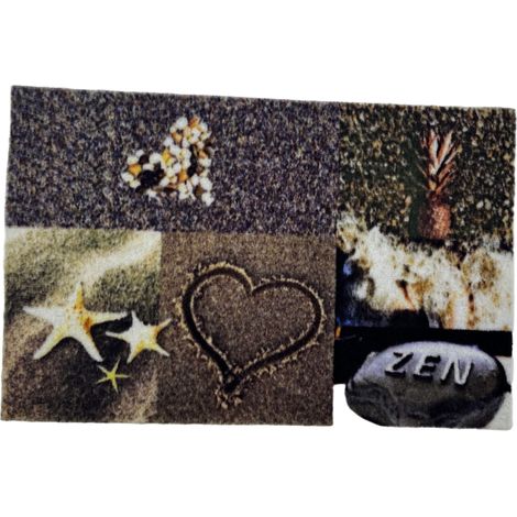 Tapis anti-poussière Plage 40x60cm (1/2)