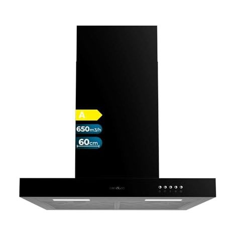 [PRODOTTO USATO] Cappa aspirante convenzionale Flux CM 602200 Inox B larga 60 cm, acciaio inox, potenza di aspirazione di 220 m3/h, motore da 70 W, classe B, controllo meccanico, 3 livelli di potenza 