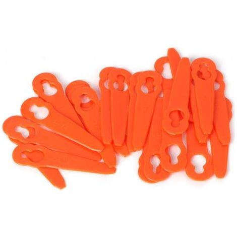 Lot de 24 lames de rechange en plastique pour tondeuse à gazon Stihl Polycut 2-2 H152 (1/5)