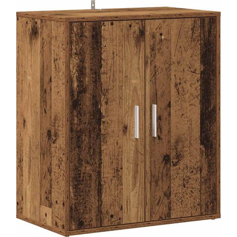 Shoe Cabinet Old Wood 60x35x70 cm Engineered Wood vidaXL
