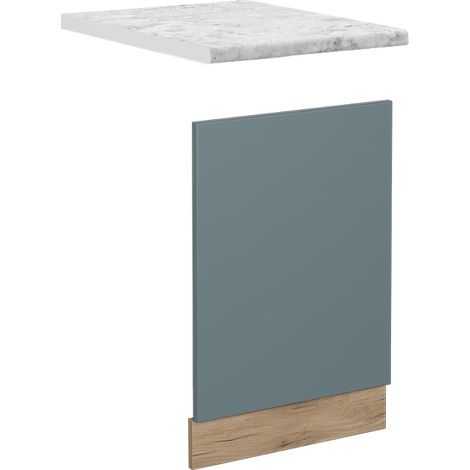 Panel frontal R-Line, Gris azulado, 45 cm , ET Mármol, Vicco
