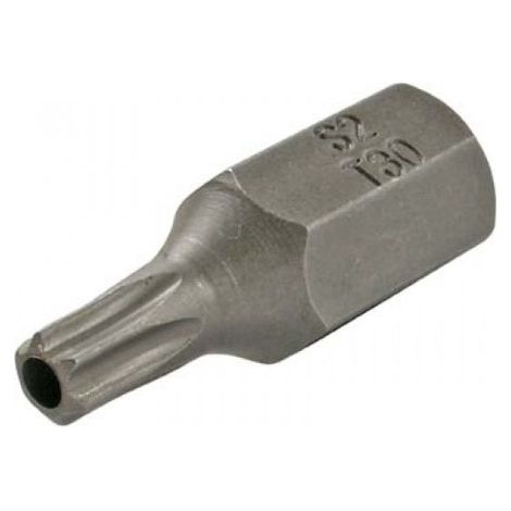 Bit Länge 30 mm Antrieb Außensechskant 10 mm (3/8") T-Profil (für Torx) mit Bohrung T30