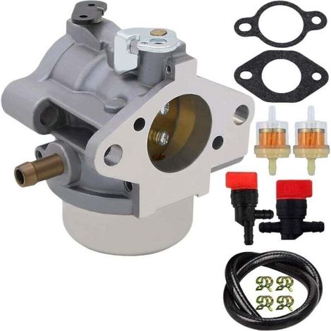 Carburateur Kit for Briggs & Stratton,Modèles 300E 450E 550E 575E 600E, Pièces de Moteur de Tondeuse à Gazon et Filtre à Air Bougie d'allumage série 08P502 09P602 125CC 140CC (1/4)