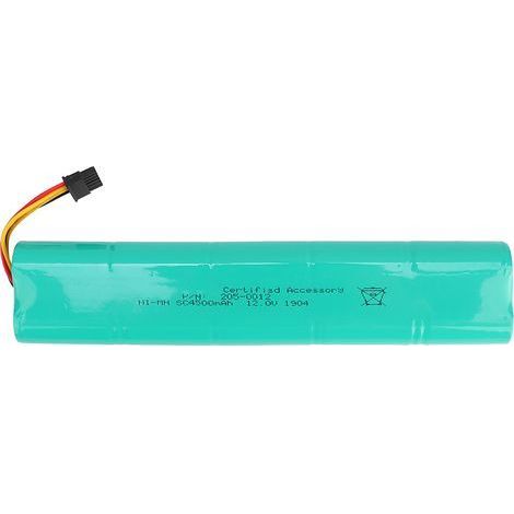 Batterie 12V 4500mAh Nimh pour Neato D70e D75 D80 D85, remplacement compatible aspirateur robot, batterie rechargeable haute capacité. (1/5)