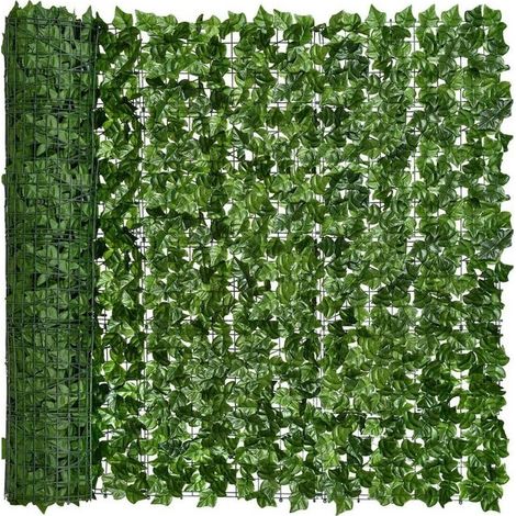 Écran de confidentialité en lierre artificiel 1x3 m, haie décorative pour jardin (1/5)