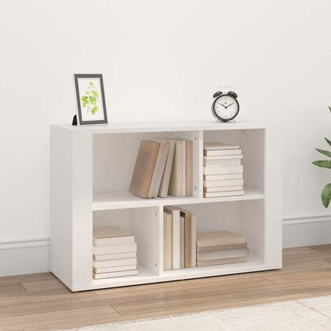 Buffet - Armoire de rangement Enfilade Blanc 80x30x54 cm Bois d'ingénierie BV685366 - BonneVie (1/5)