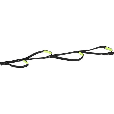 Climbing Harness, Bearing Load for Adjustable Flat Belt, Mountaineering Outdoor Safety Rope, Climbing Foot Belt for Climbing, Hiking, Mointaineering (Black) (1/5)