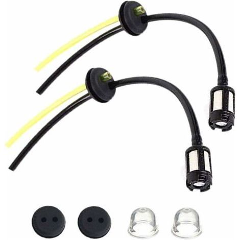 Kit de filtre à carburant universel tuyau d'étanchéité pour taille-haies débroussailleuse perches sécatrices (1/4)