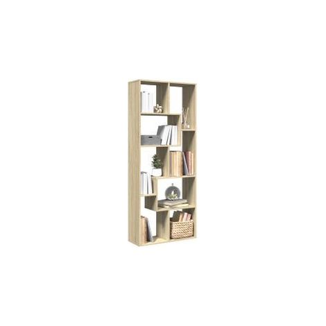 Étagère séparatrice de pièce chêne sonoma 67x25x161,5 (1/5)