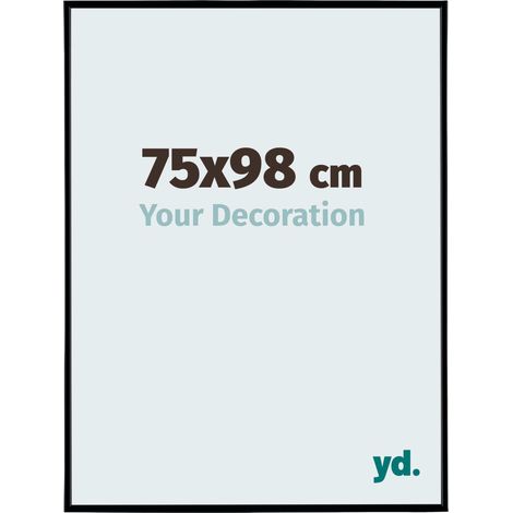 yd. - Cadre photo 75x98 - Noir Mat - Plastique - Evry
