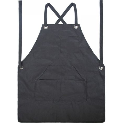 Delantal de jardinería con bolsillos, cintura ajustable, kit de jardinería, delantal para pintar sobre lienzo, portaherramientas de jardinería, para mujeres y hombres, organizador de jardinería (1/5)