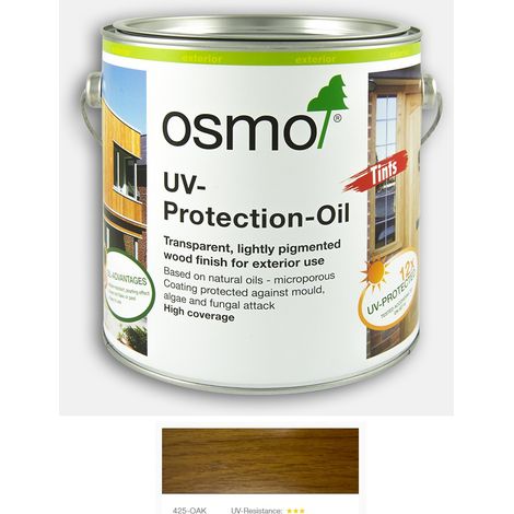 Osmo UV Protection Oil Tints - With Film Protection - Oak - 125ml
