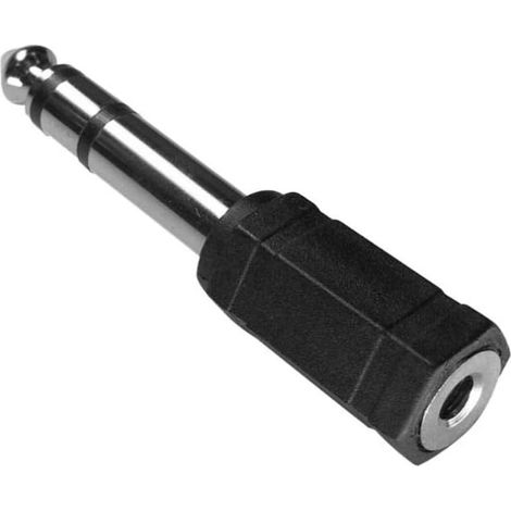 Adattatore da spina stereo da 6,3 mm a spina stereo da 3,5 mm maschio-femmina